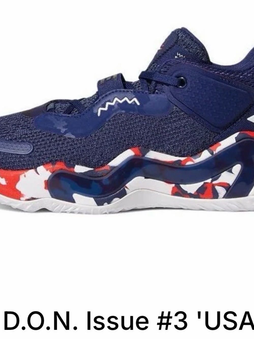 Issue #3 Mens Basketball Shoes - Navy Red White
